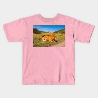 Italian Alpine Cows Kids T-Shirt